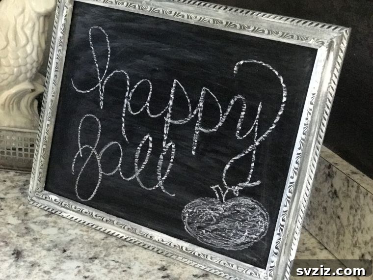 DIY Dollar Tree Chalkboard