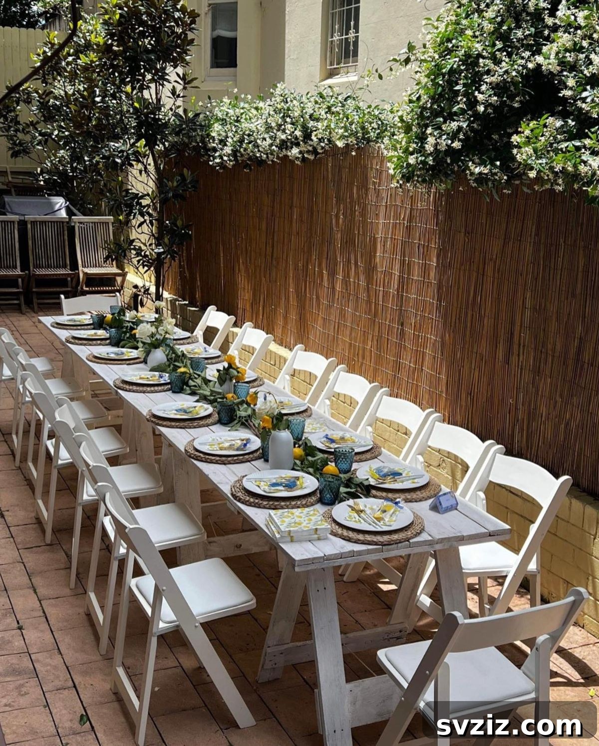 27 Breathtaking Long Table Wedding Inspirations 13 11. Summery Outdoor Dining