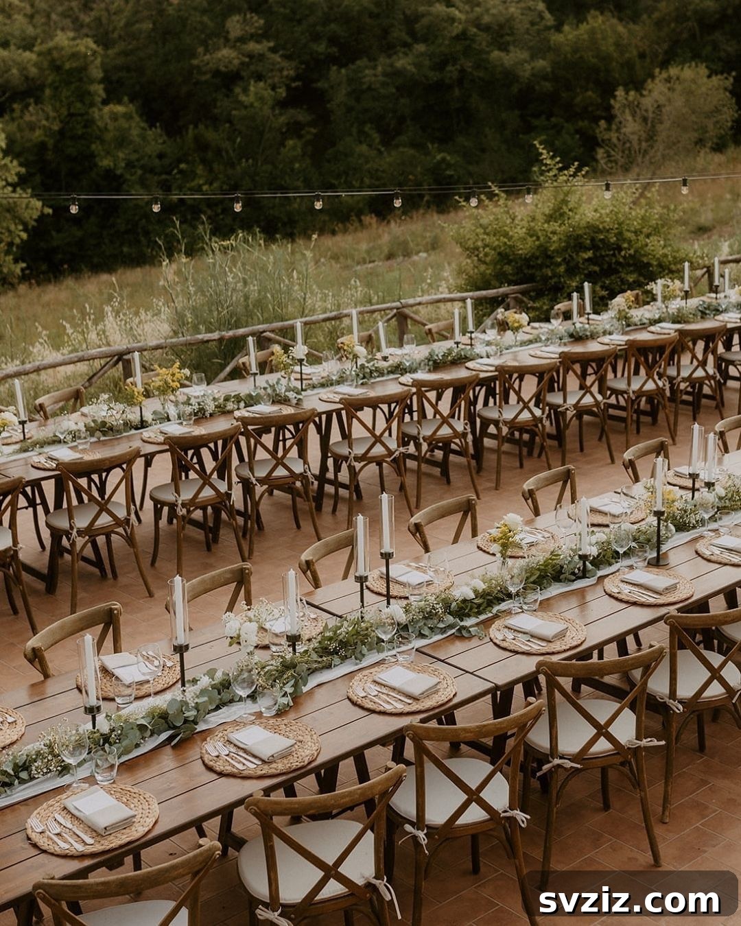 27 Breathtaking Long Table Wedding Inspirations 17 15. Rolling Hills of Umbria