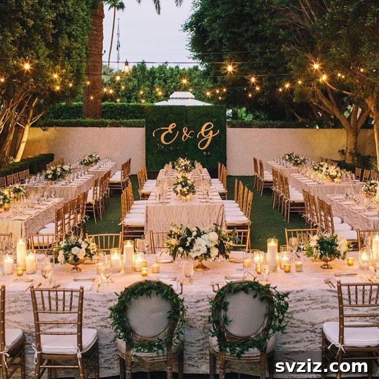 27 Breathtaking Long Table Wedding Inspirations 19 17. Candlelight Serenade