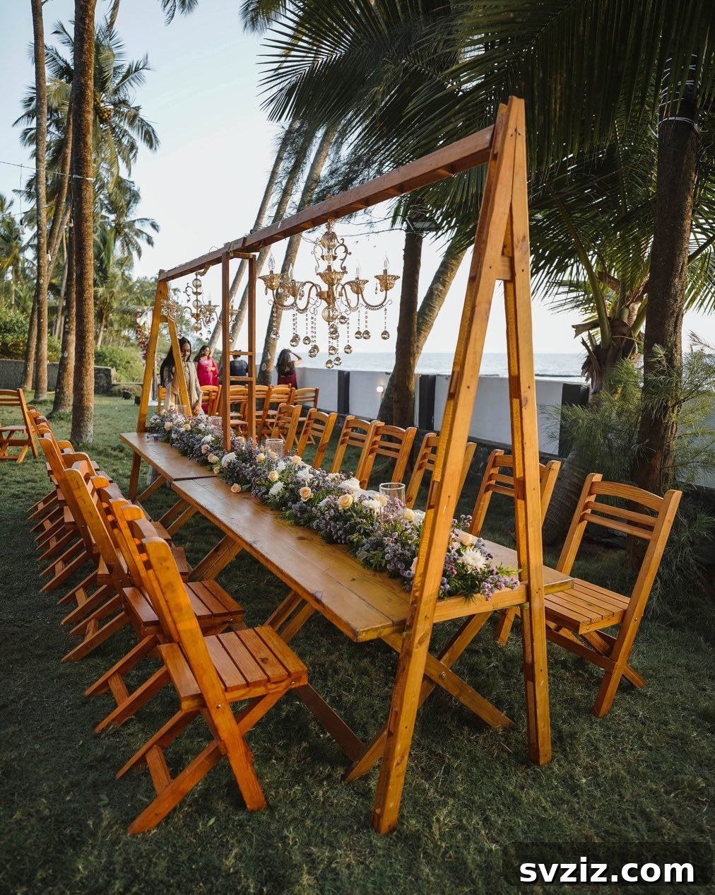 27 Breathtaking Long Table Wedding Inspirations 22 20. Rustic Reverie