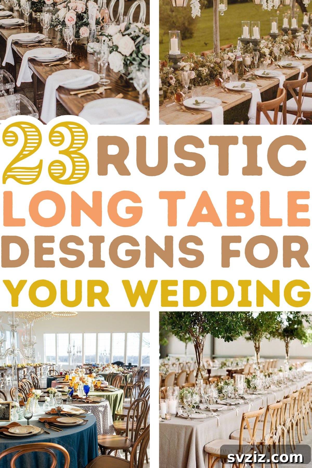 Charming Rustic Long Table Wedding Inspiration 2 Create a magical Italian Wedding Style with a dramatic Long Table Set Up that brings all your guests together. Simple Centerpiece Wedding Rectangle Table arrangements let your elegant tablescape shine without overwhelming the space. Farm Wedding Centerpieces Rustic Chic elements add that perfect touch of countryside charm to your sophisticated celebration.