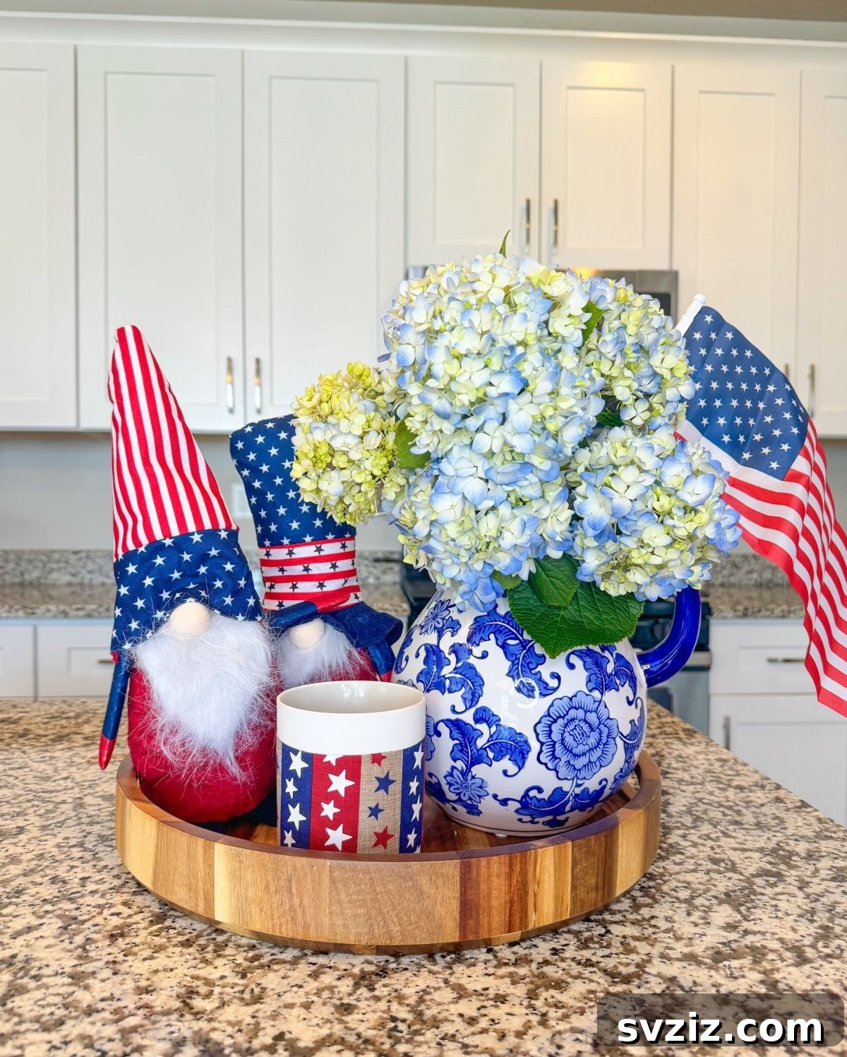 Show Your Spirit: Easy DIY 4th of July Table Decorations 3 Whimsical Patriotic Gnomes for 4th of July Centerpiece