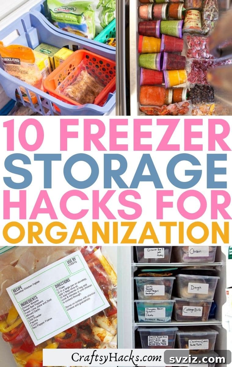 freezer storage hacks
