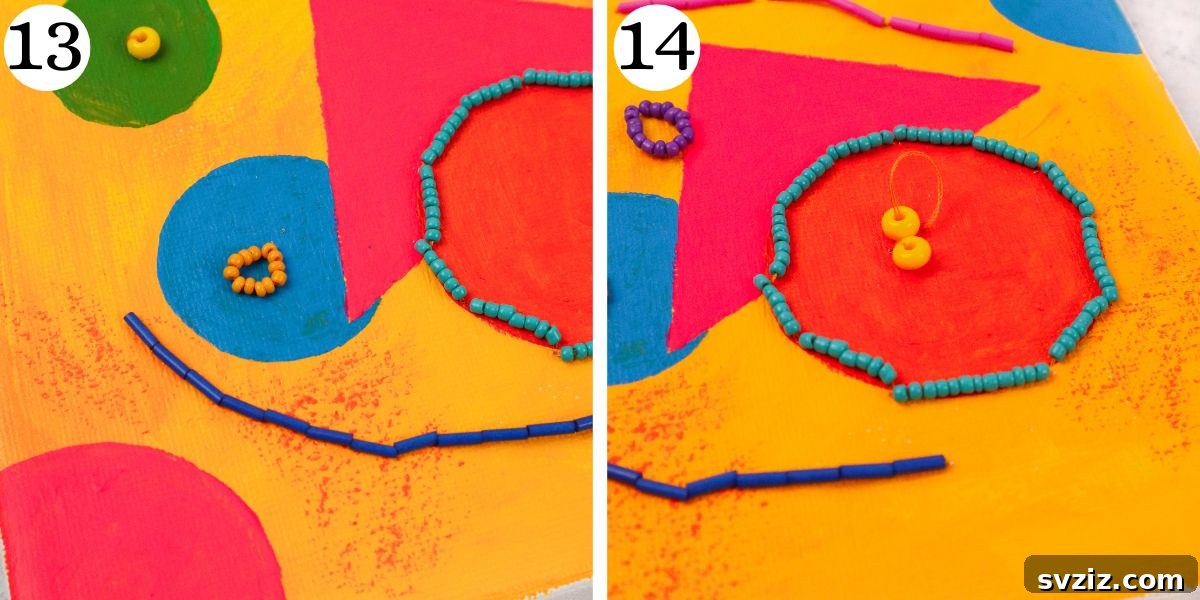 Tiny Treasures: Beaded Art 10 Simple Beaded Mini Painting: Creative ideas for adding beads