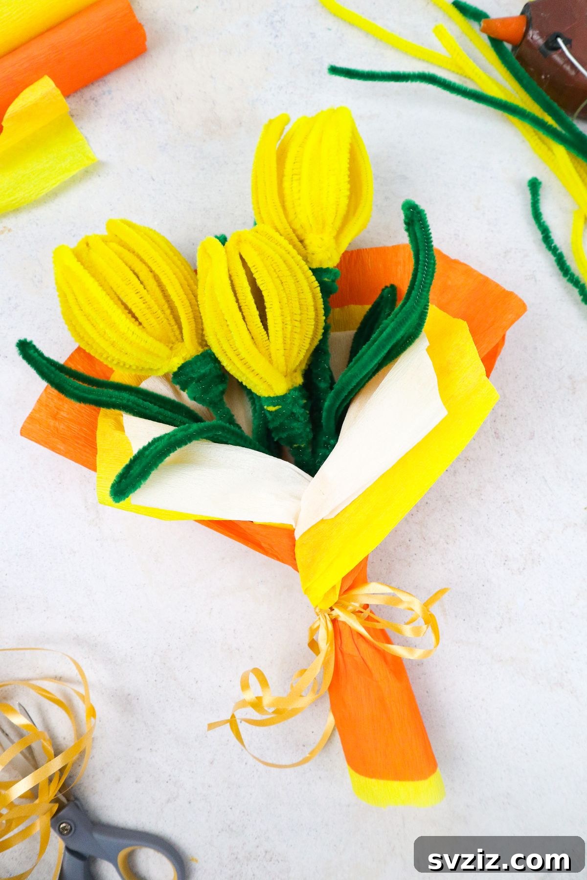 DIY Tulip Bouquet - Handmade Craft