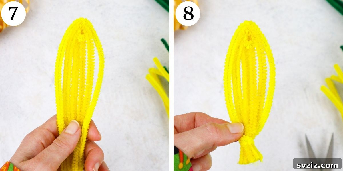 Easy Tulip Bouquet Petal Shaped