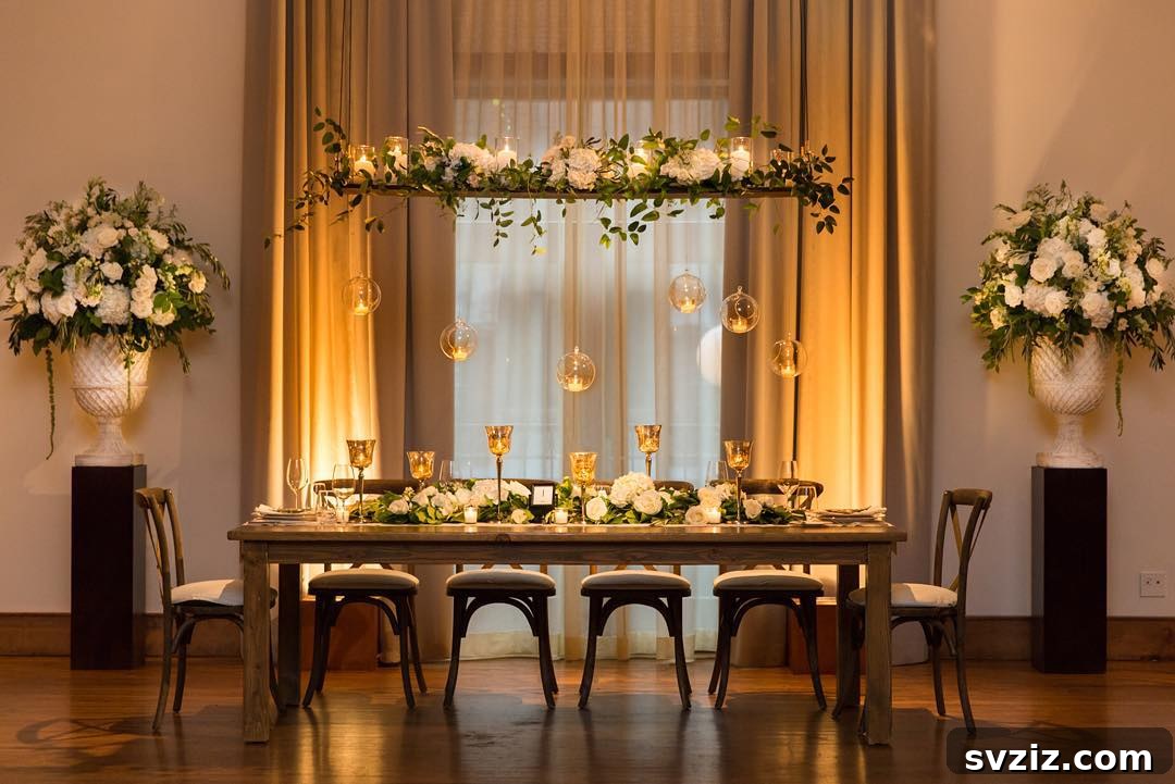12. Enchanted Forest Head Table