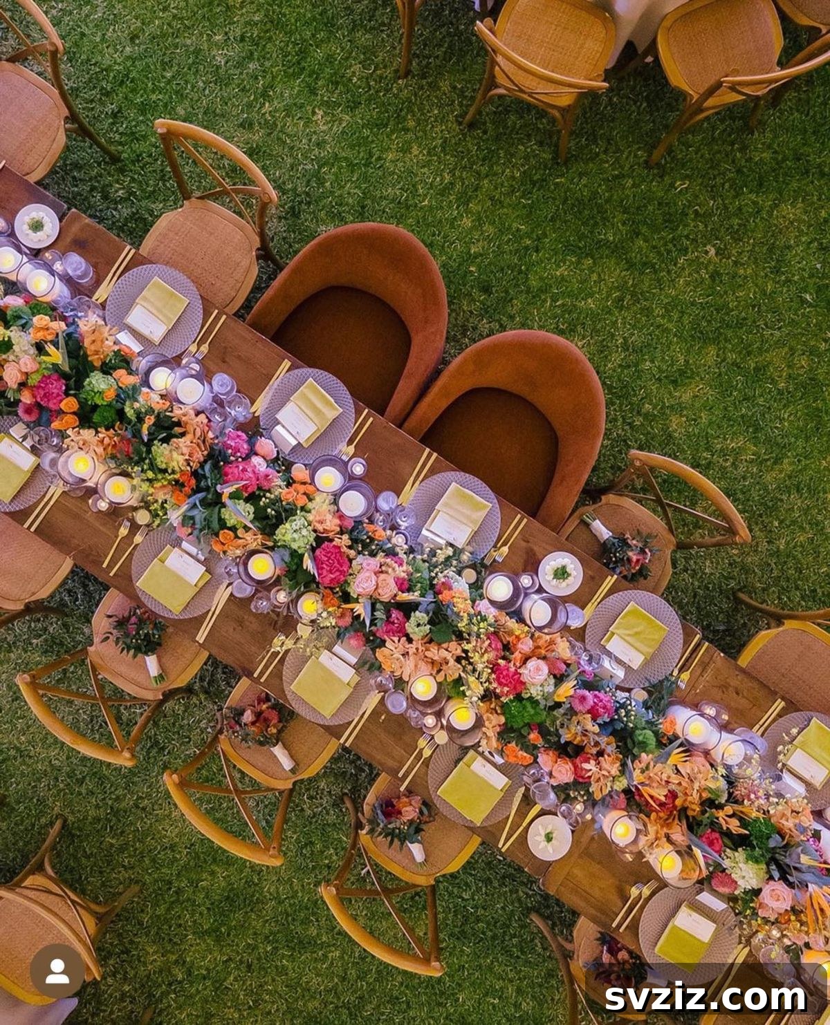21. Floral Tablescape