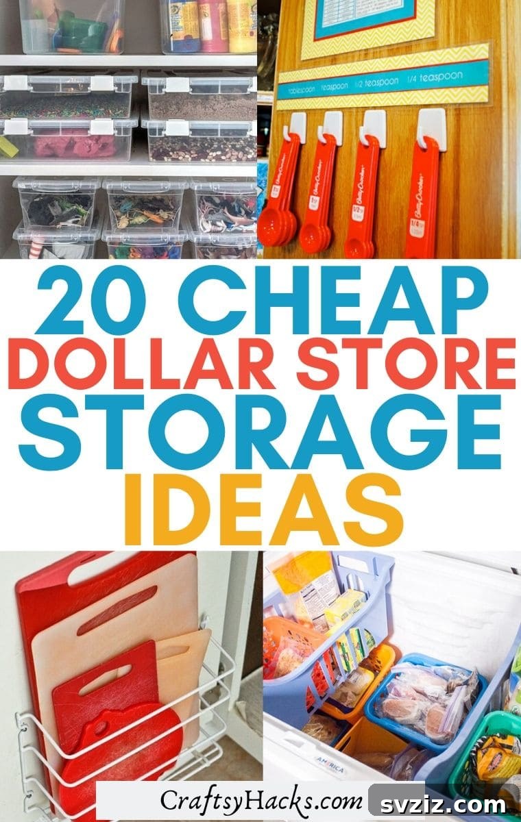 20 Genius Dollar Store Storage Solutions 2 20 Dollar Tree Storage Ideas for Cheap