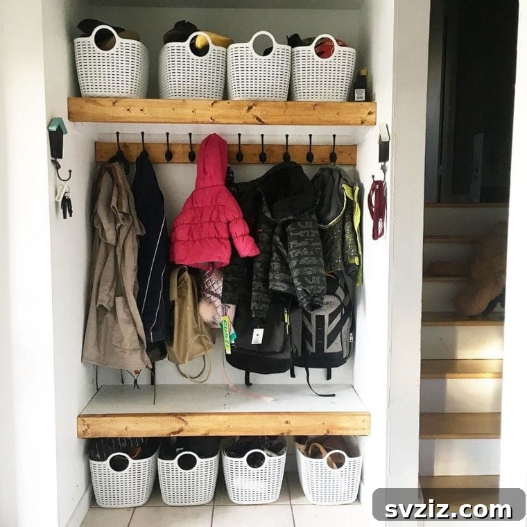20 Genius Dollar Store Storage Solutions 15 entryway basket organizers dollar tree