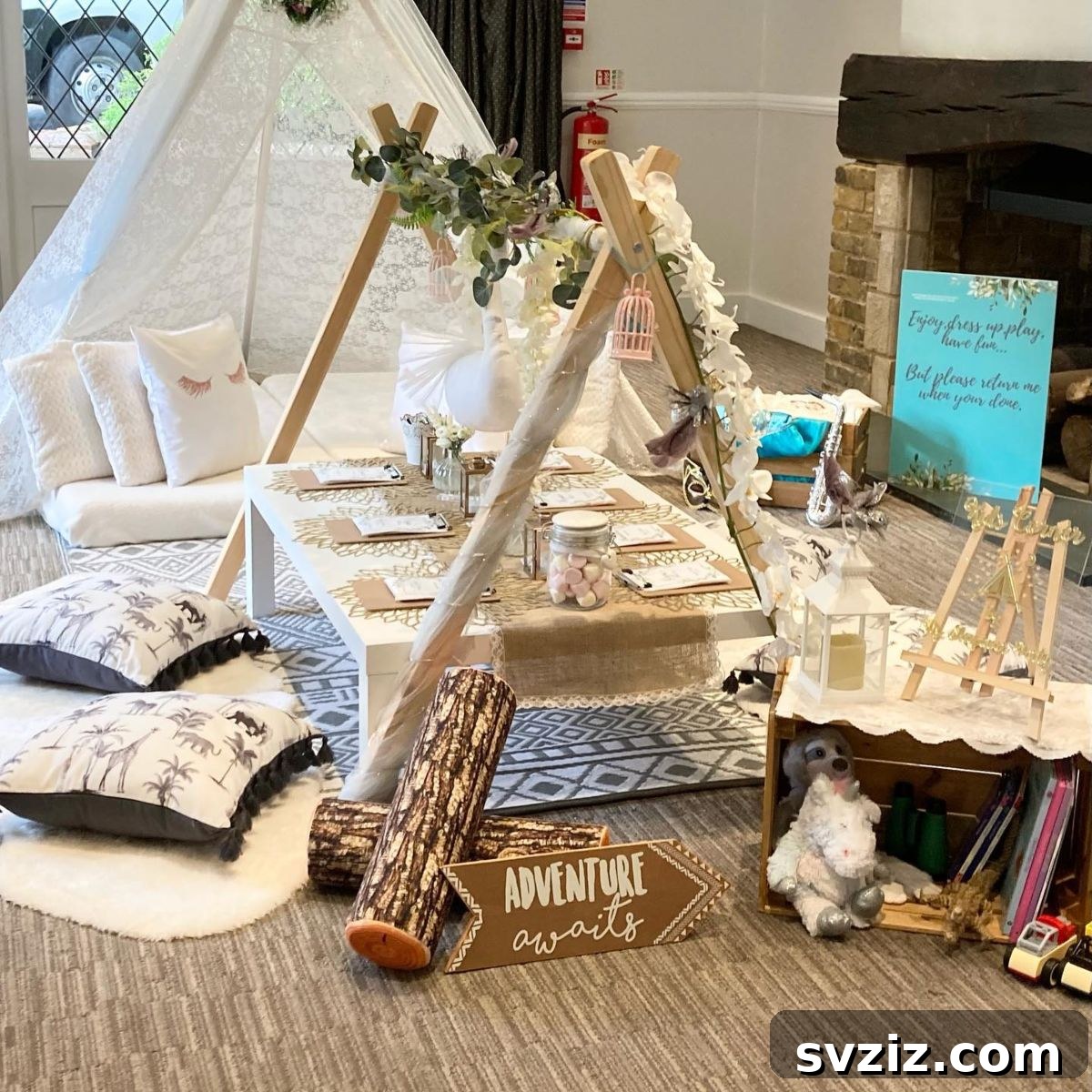 17 Enchanting Wedding Table Concepts for Your Youngest Attendees 18 16. Dreamy Kid’s Corner