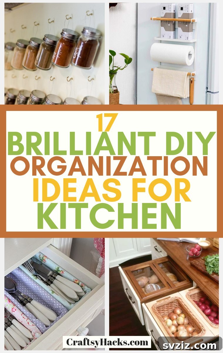 Clever DIY Kitchen Organization Hacks 2 Brilliant DIY Kitchen Organization Ideas
