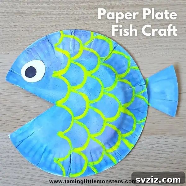 Sunny Summer Crafts for Little Hands 12 Paper Plate Fish Craft for Kids