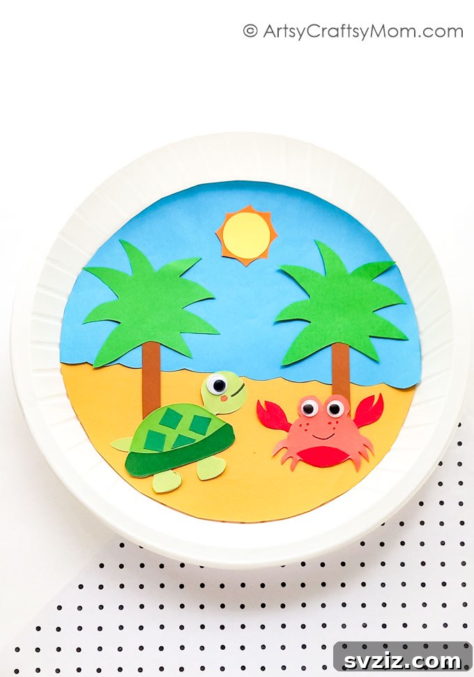 Sunny Summer Crafts for Little Hands 21 Crab and Turtle Summer Craft for Kids
