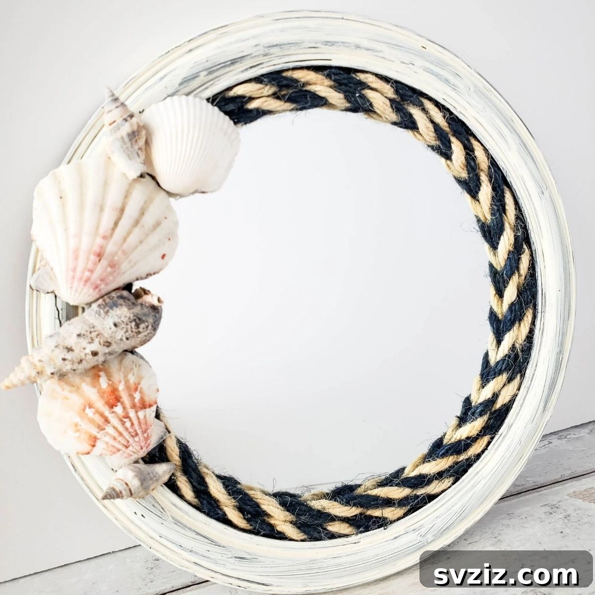 Creative Summer Projects for Grown-Ups 20 Stunning DIY seashell mirror, adding beachy summer vibes to any room.