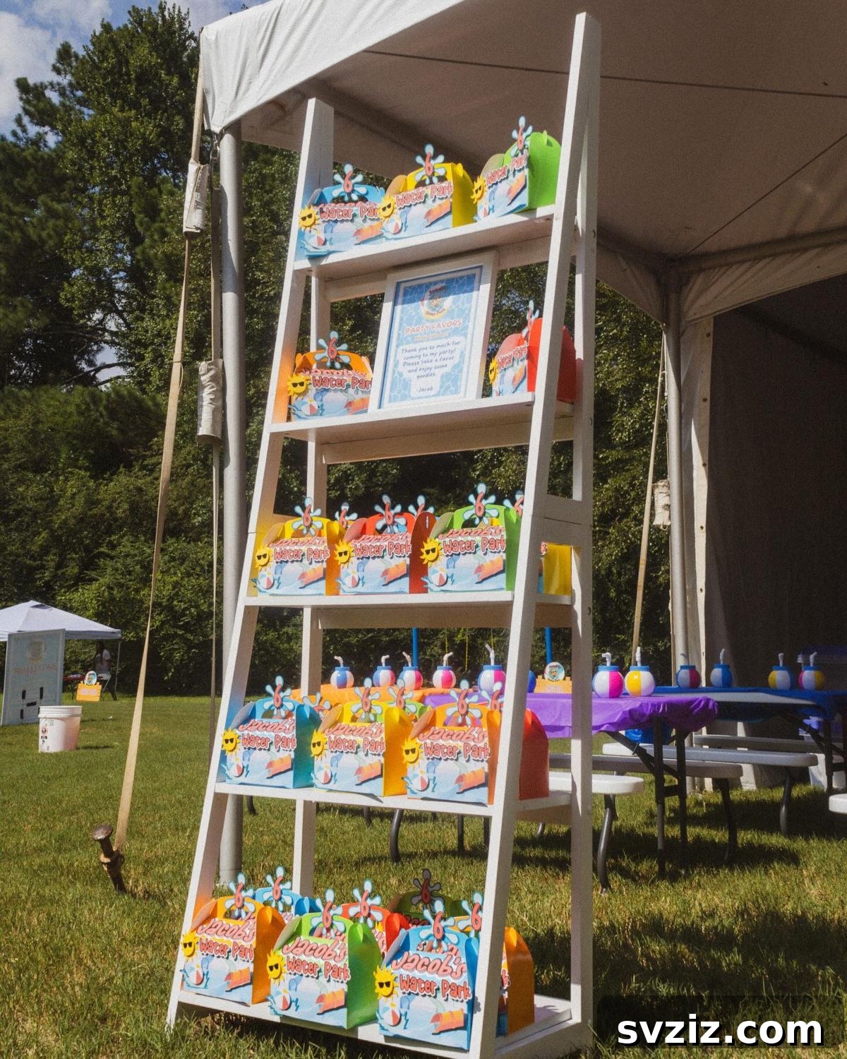 Splash into Summer: Creative Pool Party Ideas 7 Creative pool party favor baskets filled with summer essentials.