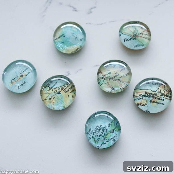 Smart Dollar Store Crafts to Keep Kids Busy 21 DIY Map Magnets