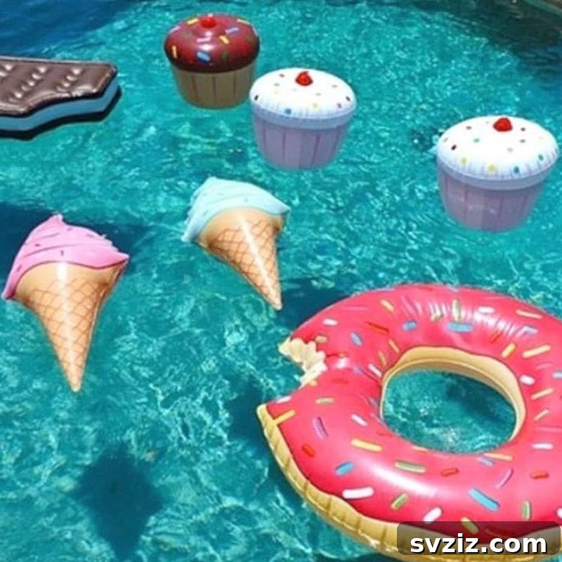 17 Epic Pool Party Themes for Adults 12 10. Dessert Pool Party