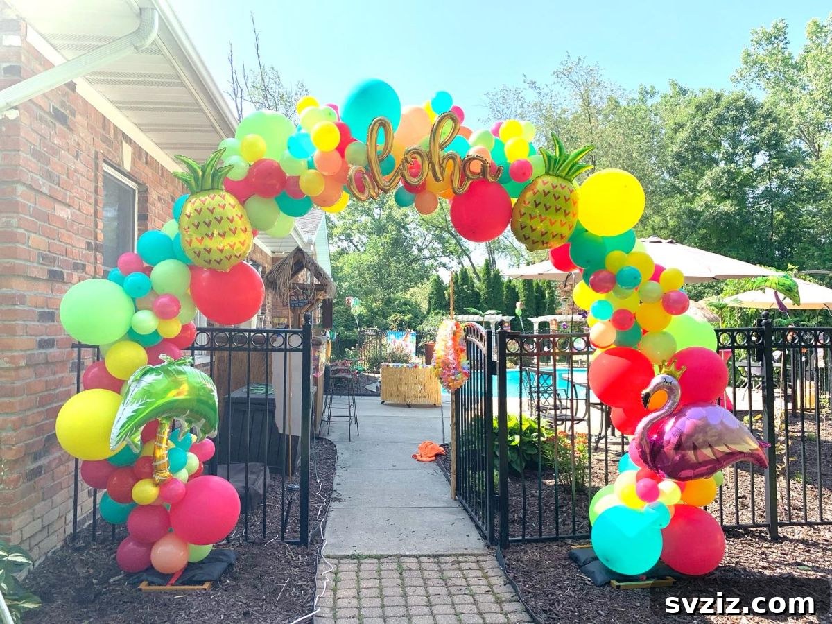 17 Epic Pool Party Themes for Adults 5 3. Luau Pool Party