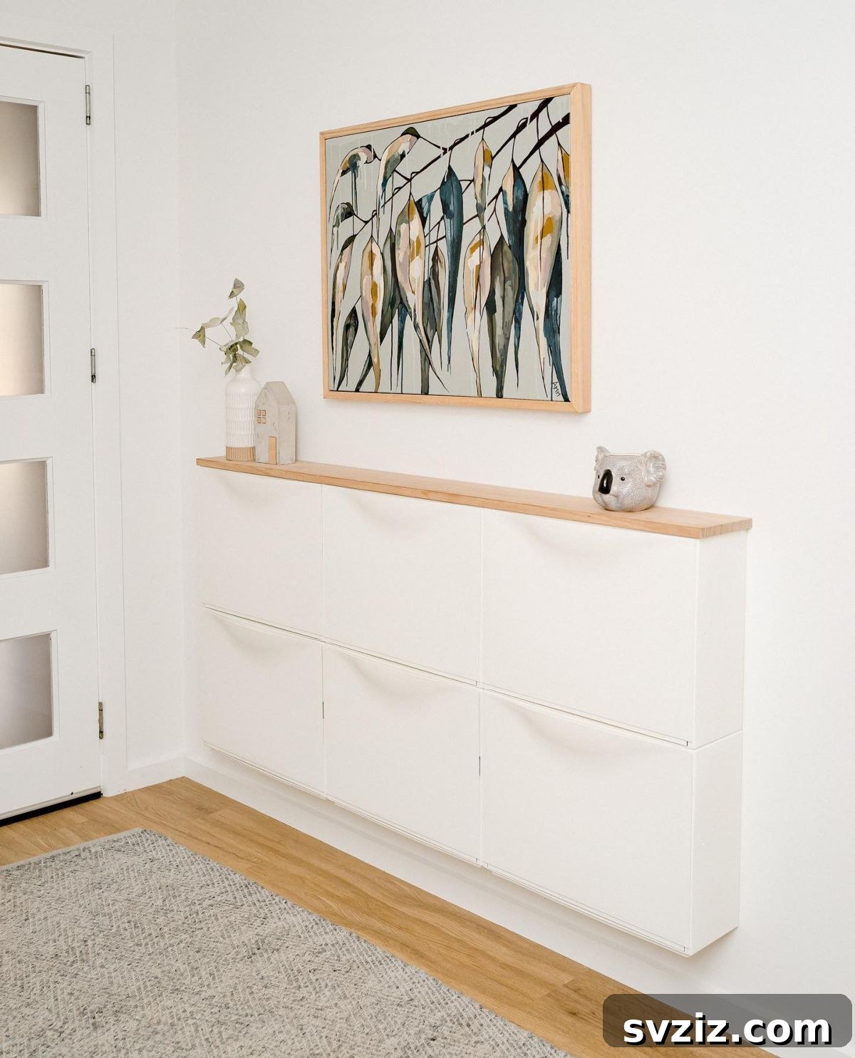 23 Clever IKEA Hacks to Maximize Small Entryways 12 10. Wall Shoe Cabinets