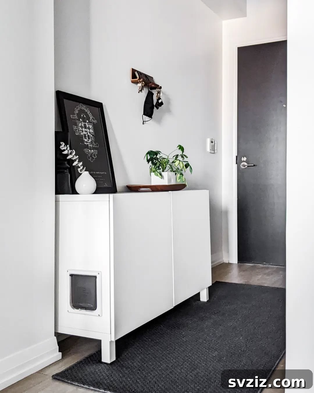 23 Clever IKEA Hacks to Maximize Small Entryways 19 17. IKEA BESTA Entryway Cabinet