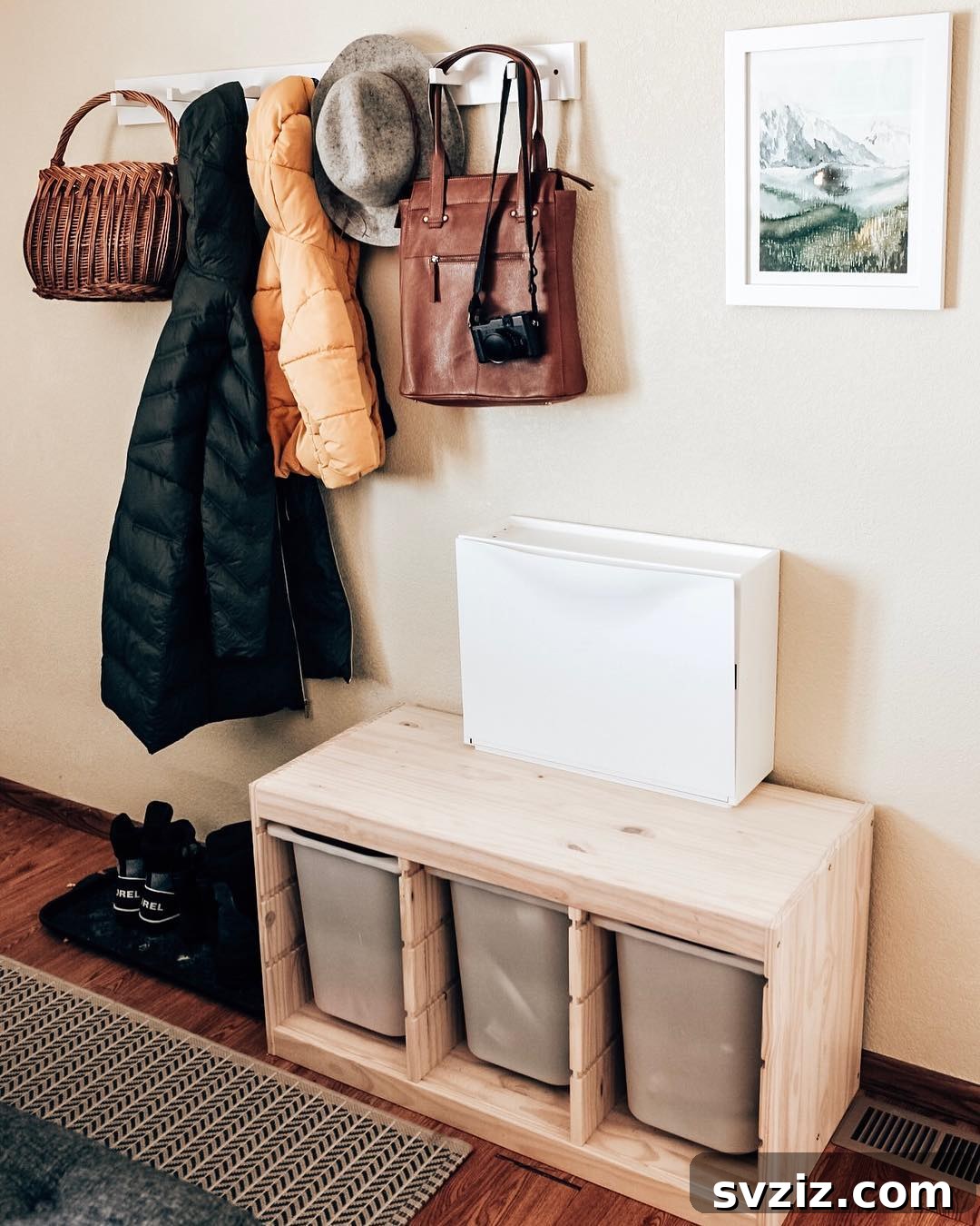 23 Clever IKEA Hacks to Maximize Small Entryways 21 19. IKEA TROFAST STORAGE BENCH