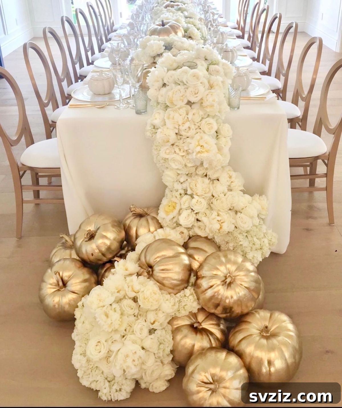 1. Gold and White Glamour