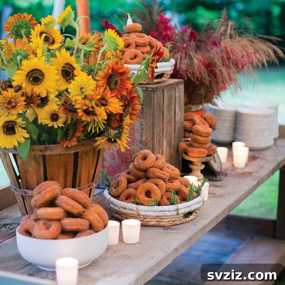 26. Cider Donut Table