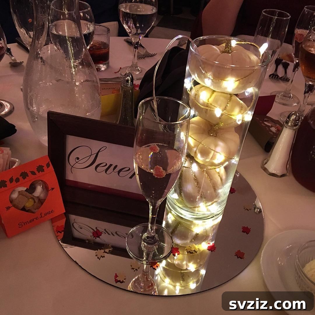 4. Elegant Mirrored Centerpiece