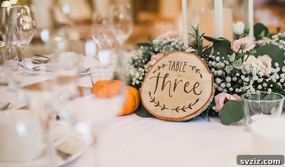 15. Wood Coin Table Numbers