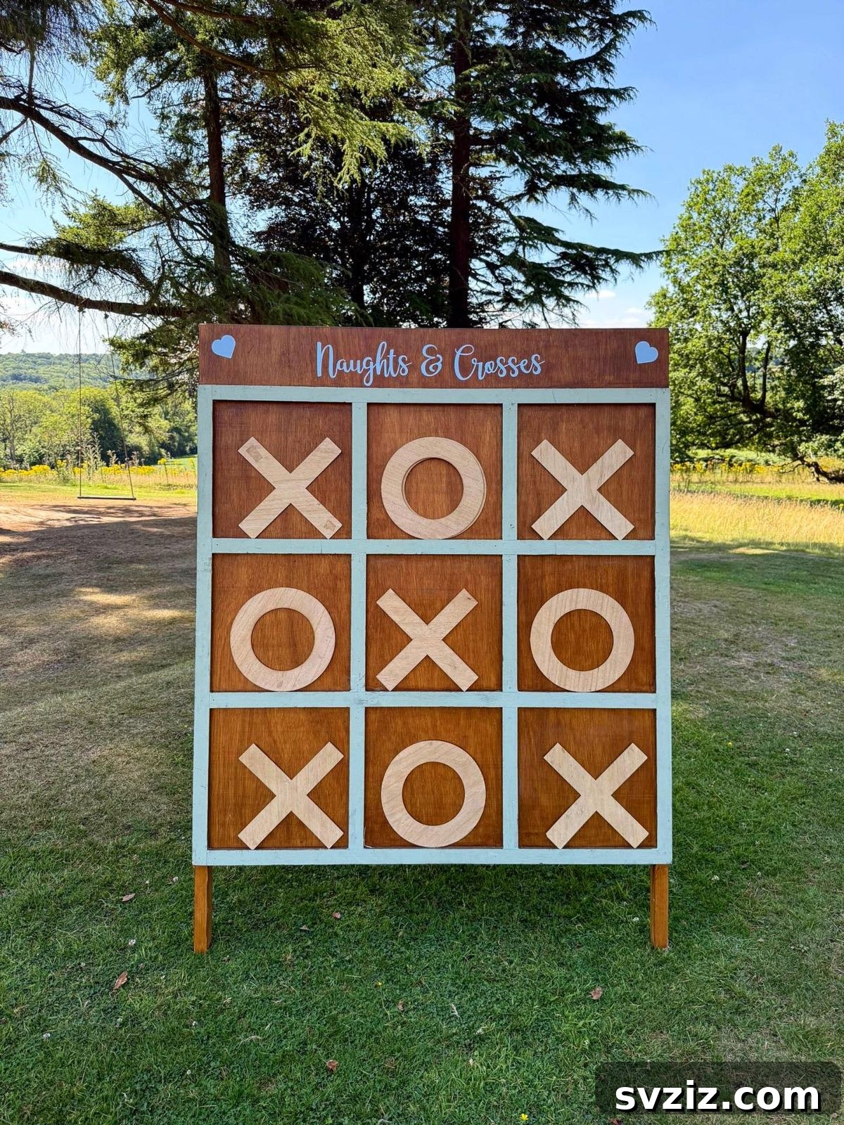 20. Rustic Tic-Tac-Toe