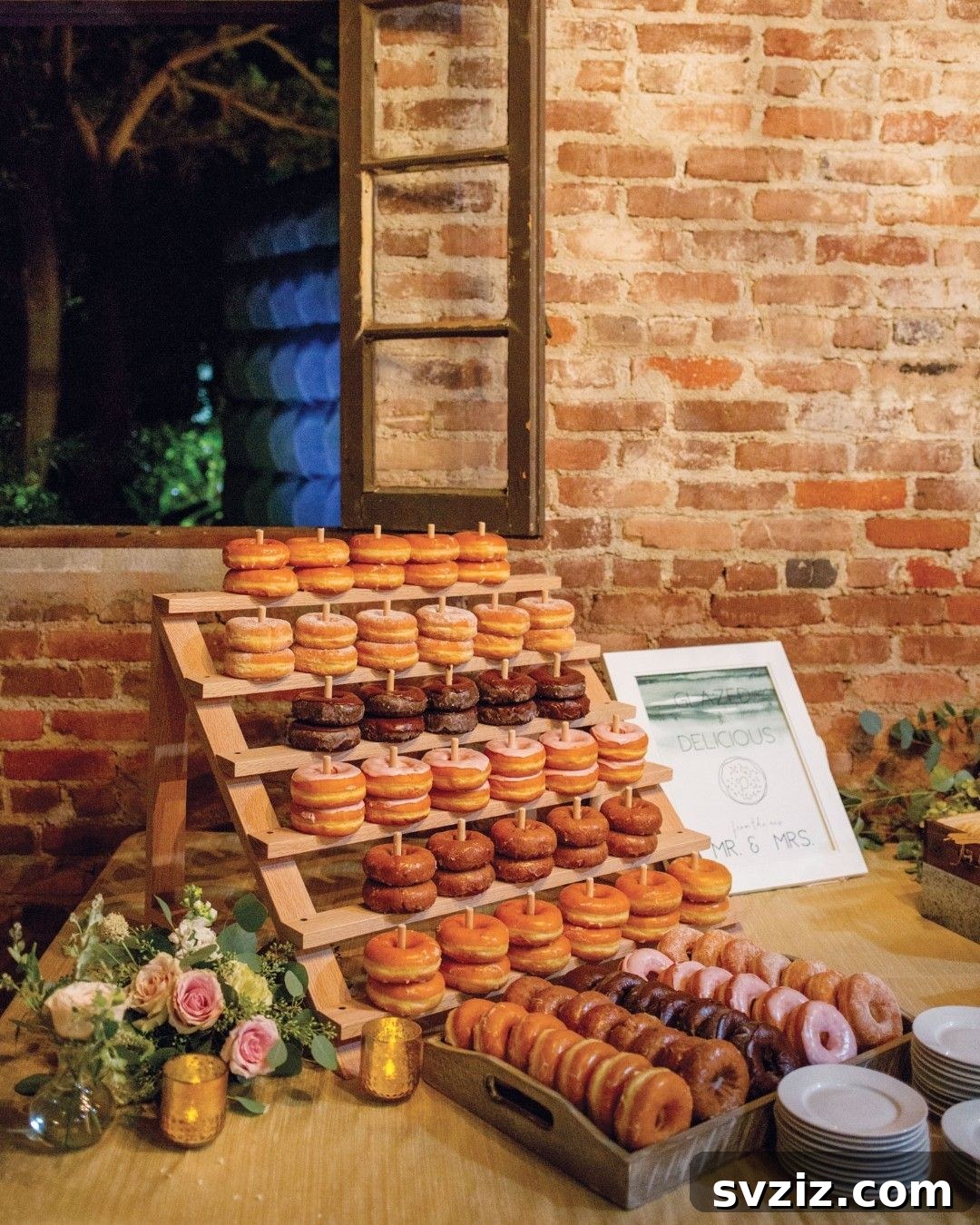 24. Rustic Donut Desserts