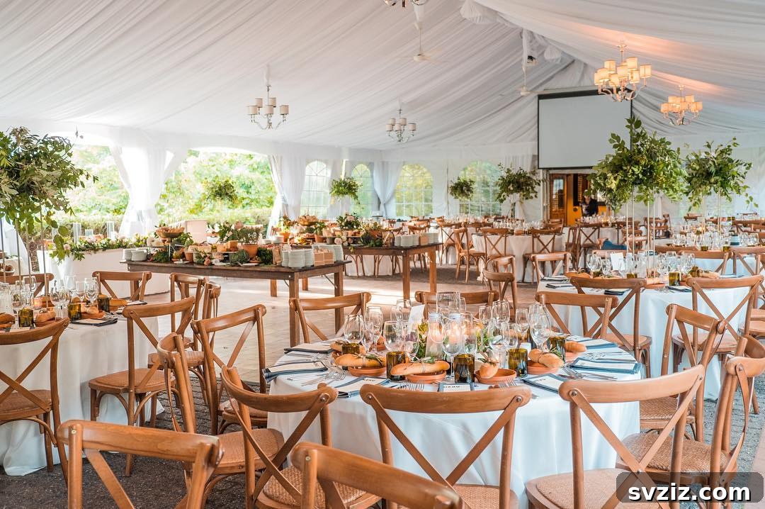 2. Rustic Reception