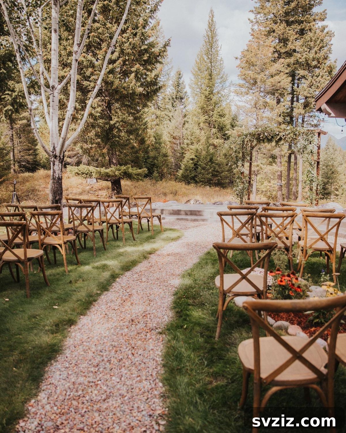 Warm Fall Backyard Wedding Inspirations 7 5. Blissful Backyard Ceremony