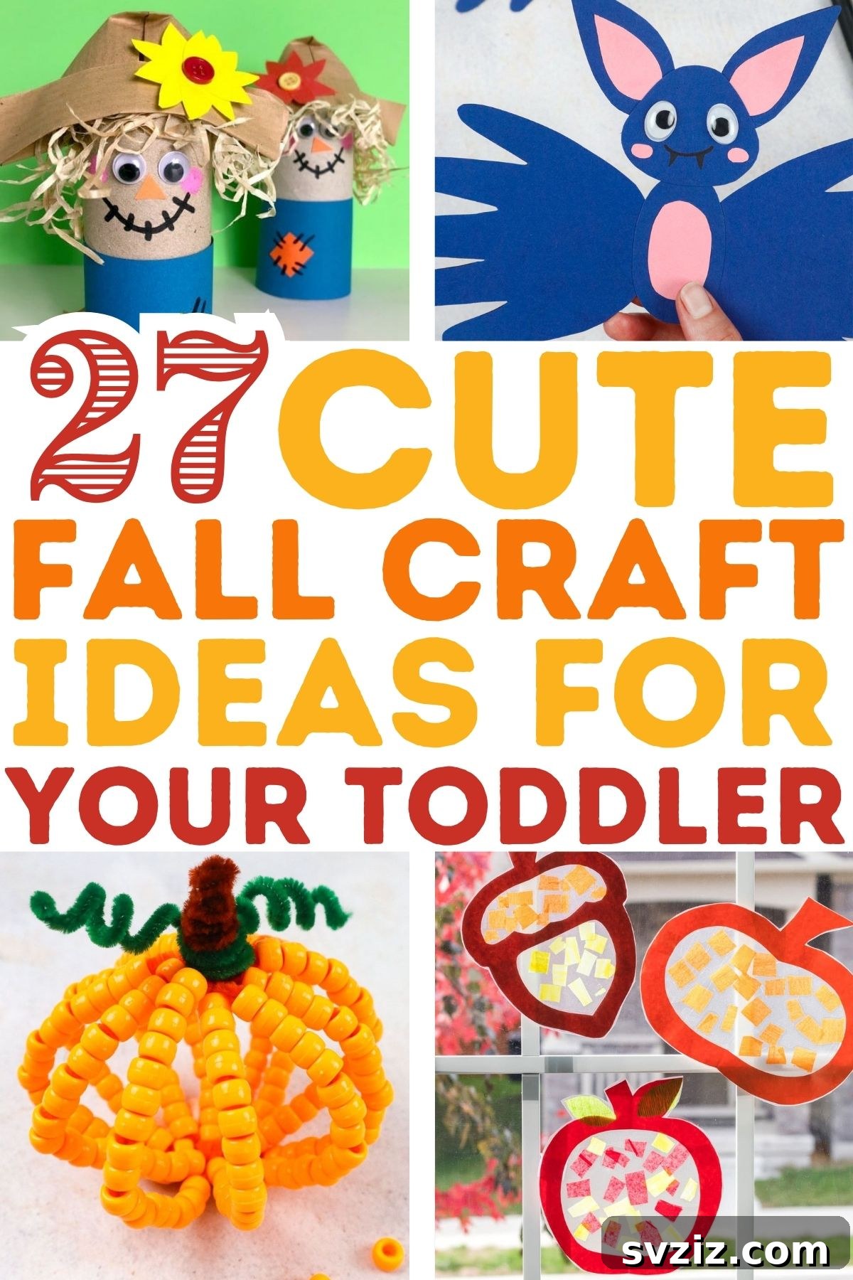 27 Delightful Autumn Crafts for Little Ones 2 Delightful ideas for toddler fall crafts that are easy and engaging
