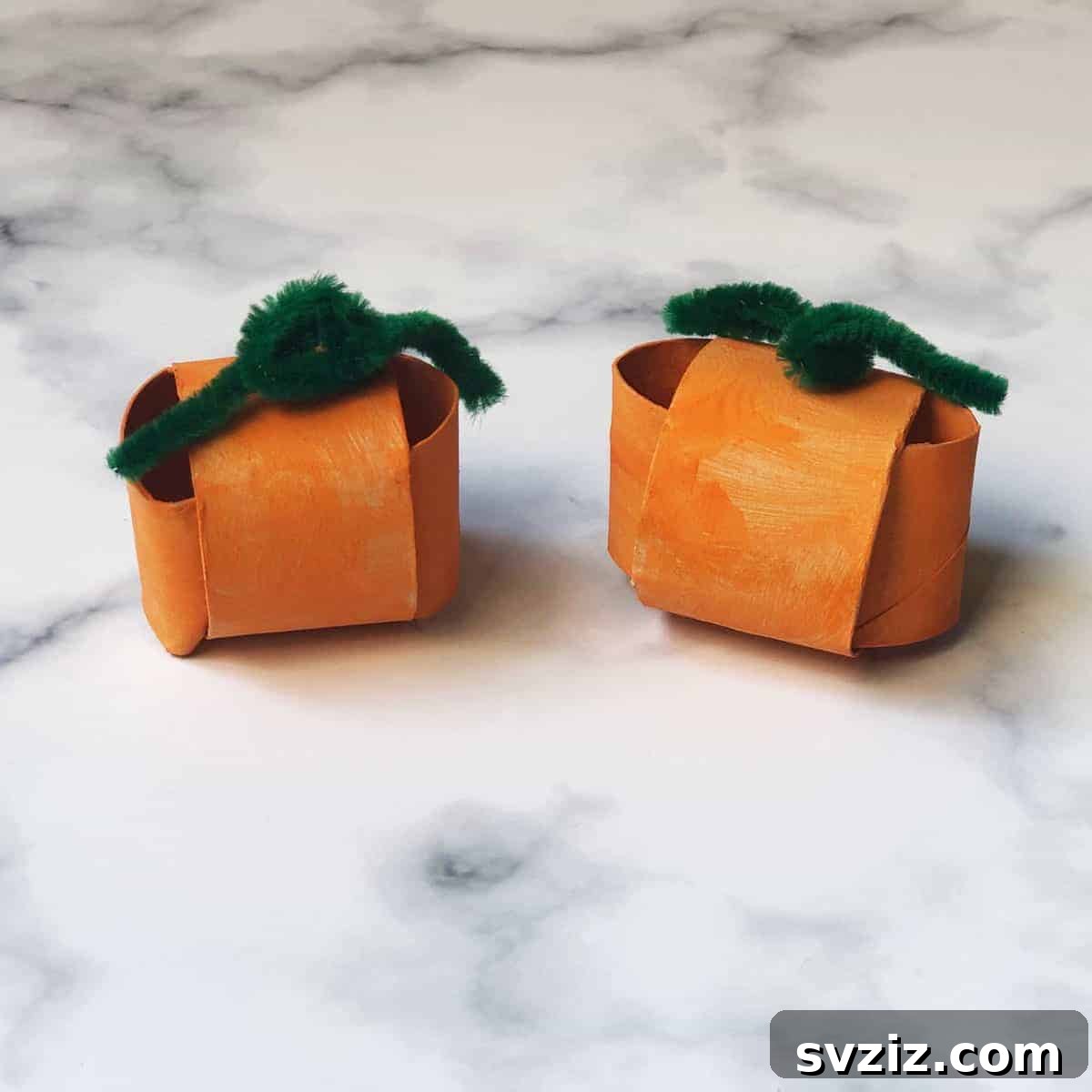 27 Delightful Autumn Crafts for Little Ones 20 Charming Paper Towel Tube Pumpkin craft for fall