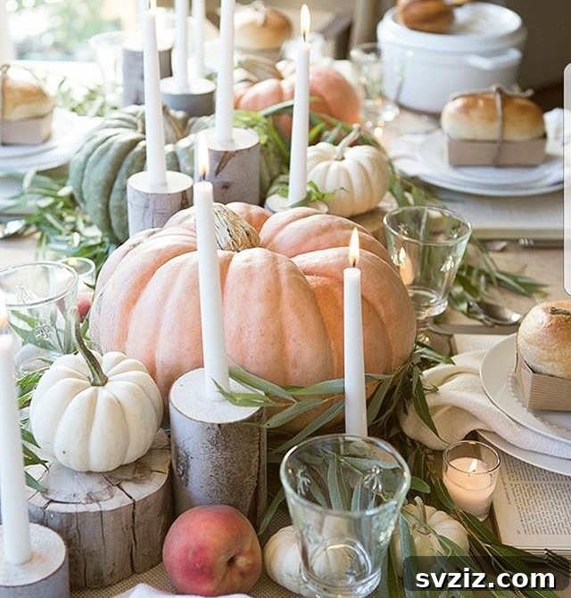 21 Elegant Fall Rustic Wedding Tabletop Concepts 20 Abundant Pumpkin Decor for a Rustic Fall Wedding Table