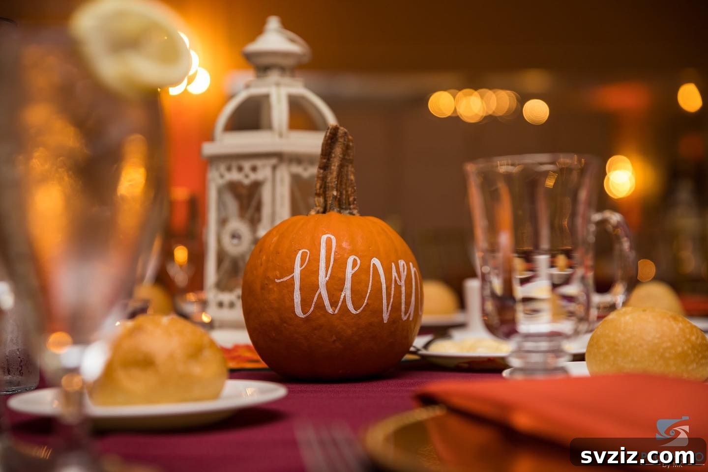 21 Elegant Fall Rustic Wedding Tabletop Concepts 9 Creative Pumpkin Table Numbers for a Rustic Fall Wedding