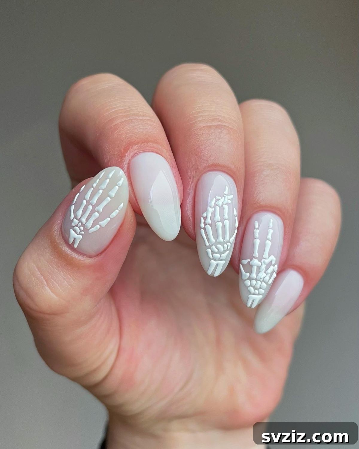 20. White Skeleton Hands