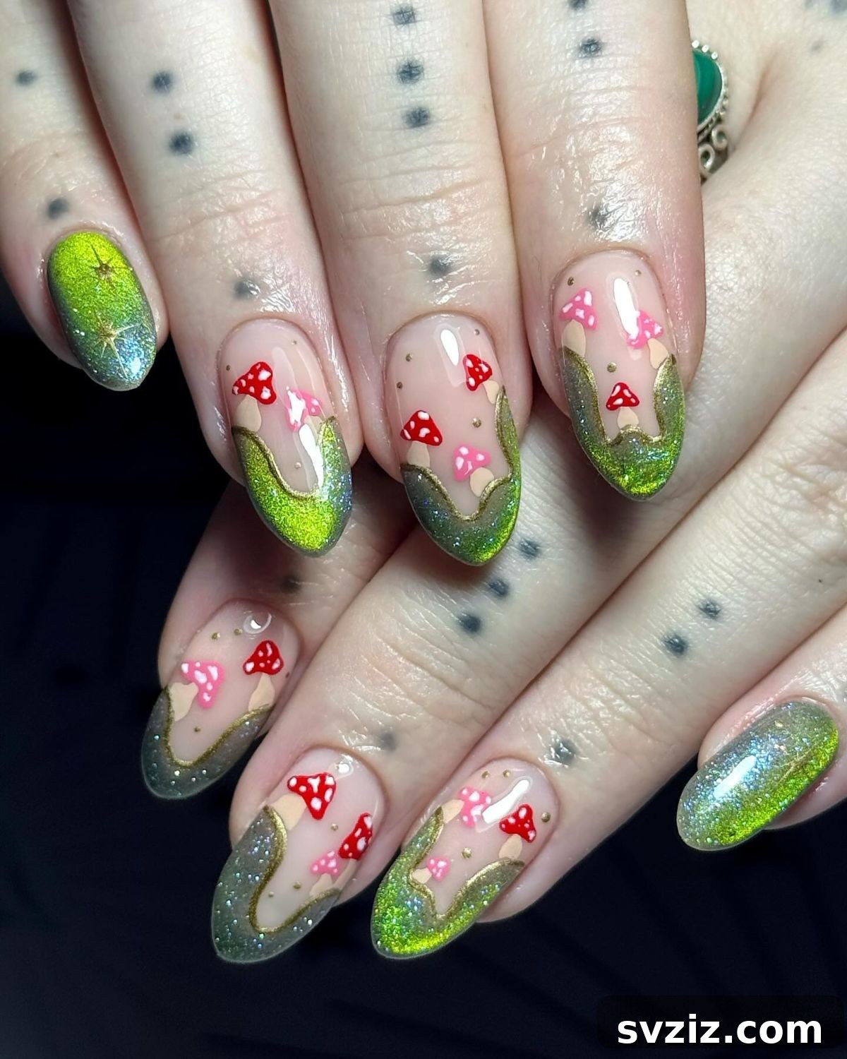 2. Enchanted Forest Manicure