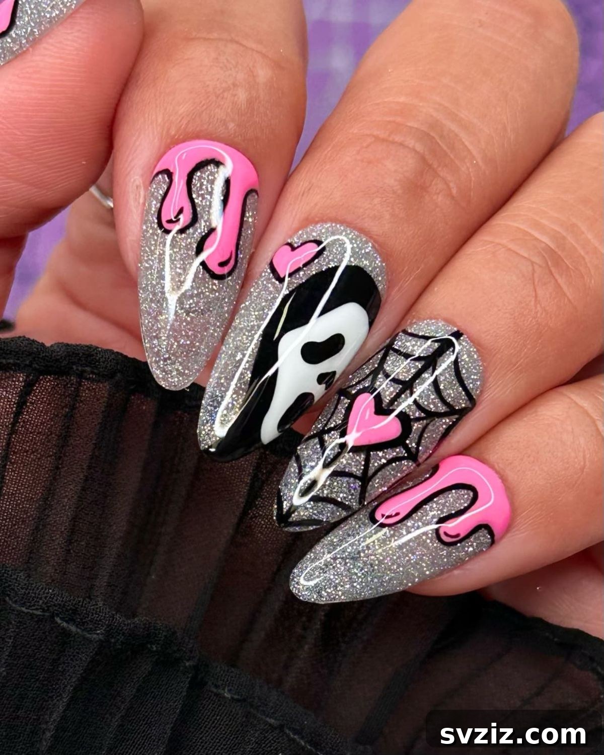 9. Spooky Sparkly Silver