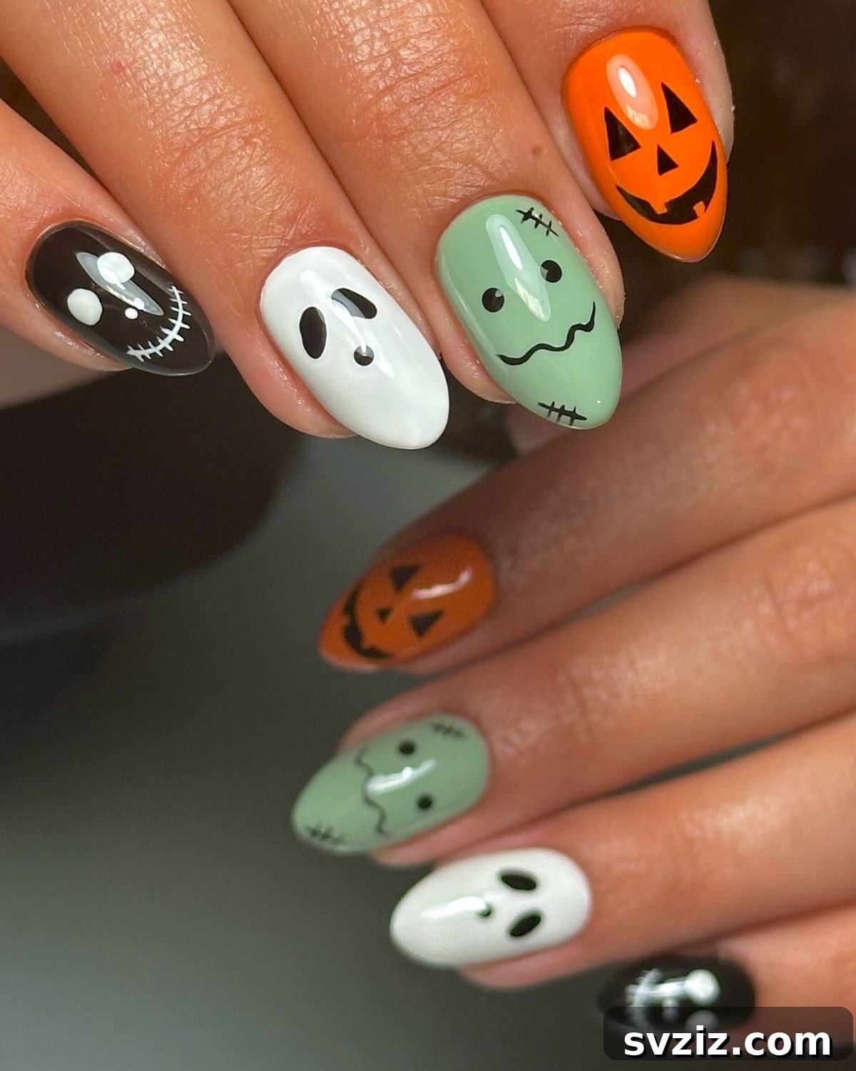 13. Spooky Halloween Faces