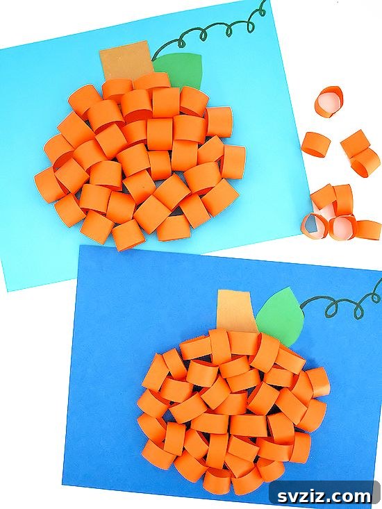 23 Gobble-Worthy Thanksgiving Art Ideas for Little Hands 15 13. Paper Pumpkin Craft