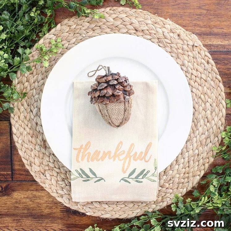 11. Acorn Ornament