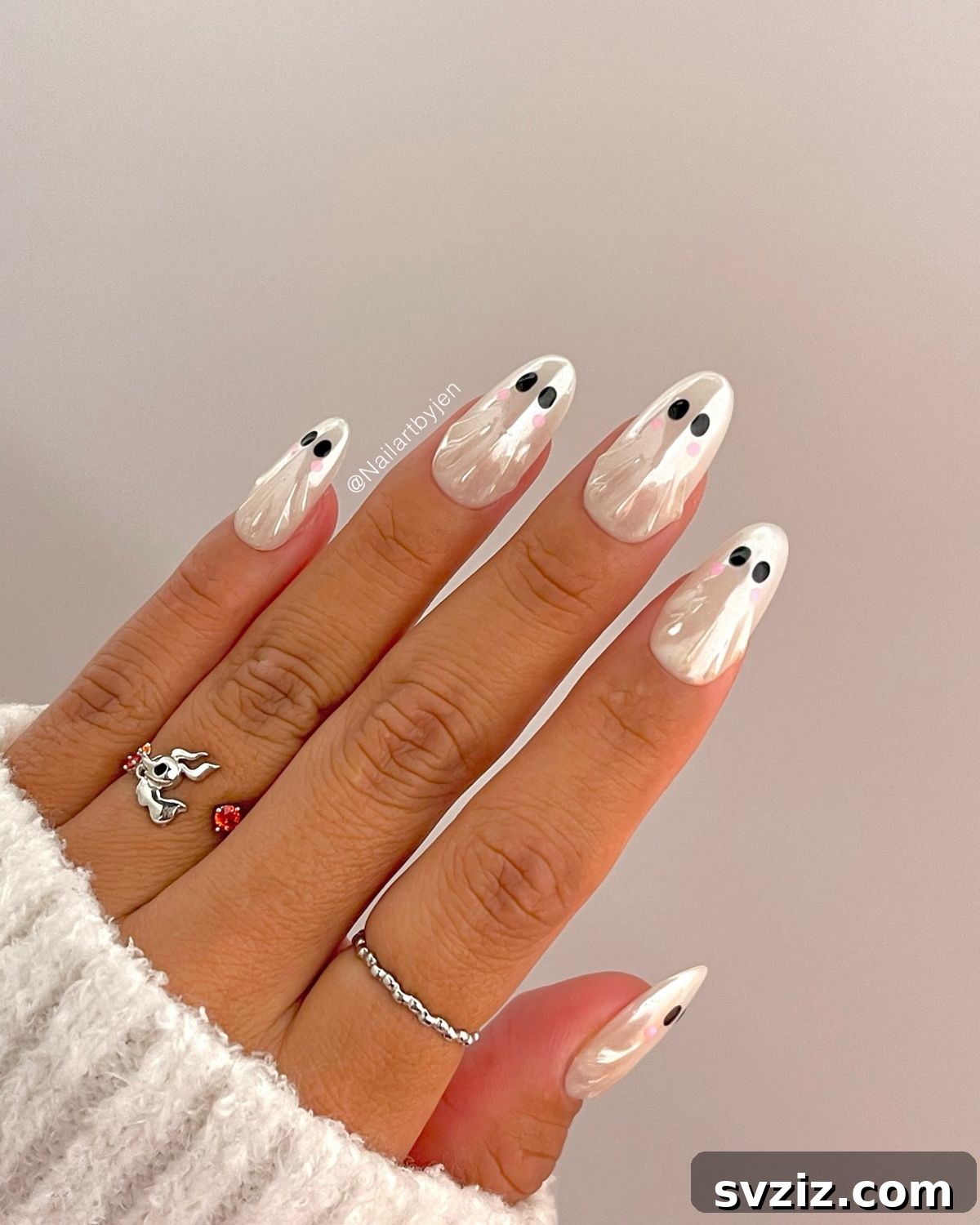 Gleaming Chrome Nail Art for Autumn 9 7. Ghostly Chrome Manicure
