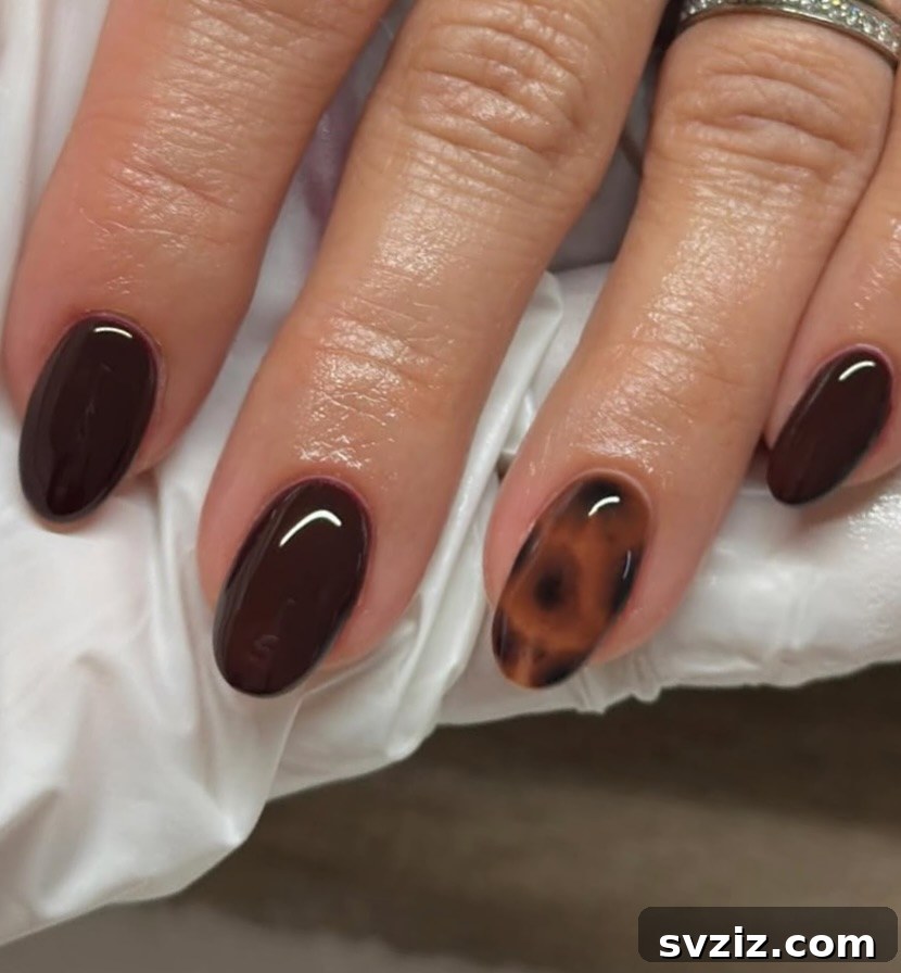 14. Dark Chocolate with Tortoiseshell Accent