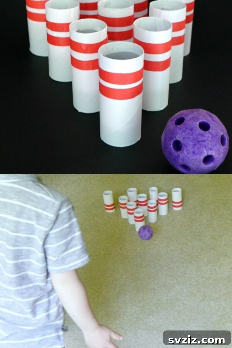 Cardboard Bowling Pins