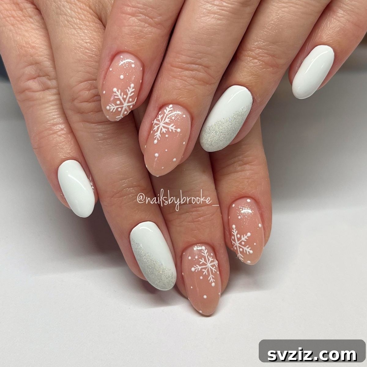 1. Winter Wonderland Manicure