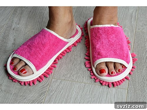 15 Genius Dusting Tips for a Pristine and Dust-Free Home 11 Dusting Slippers
